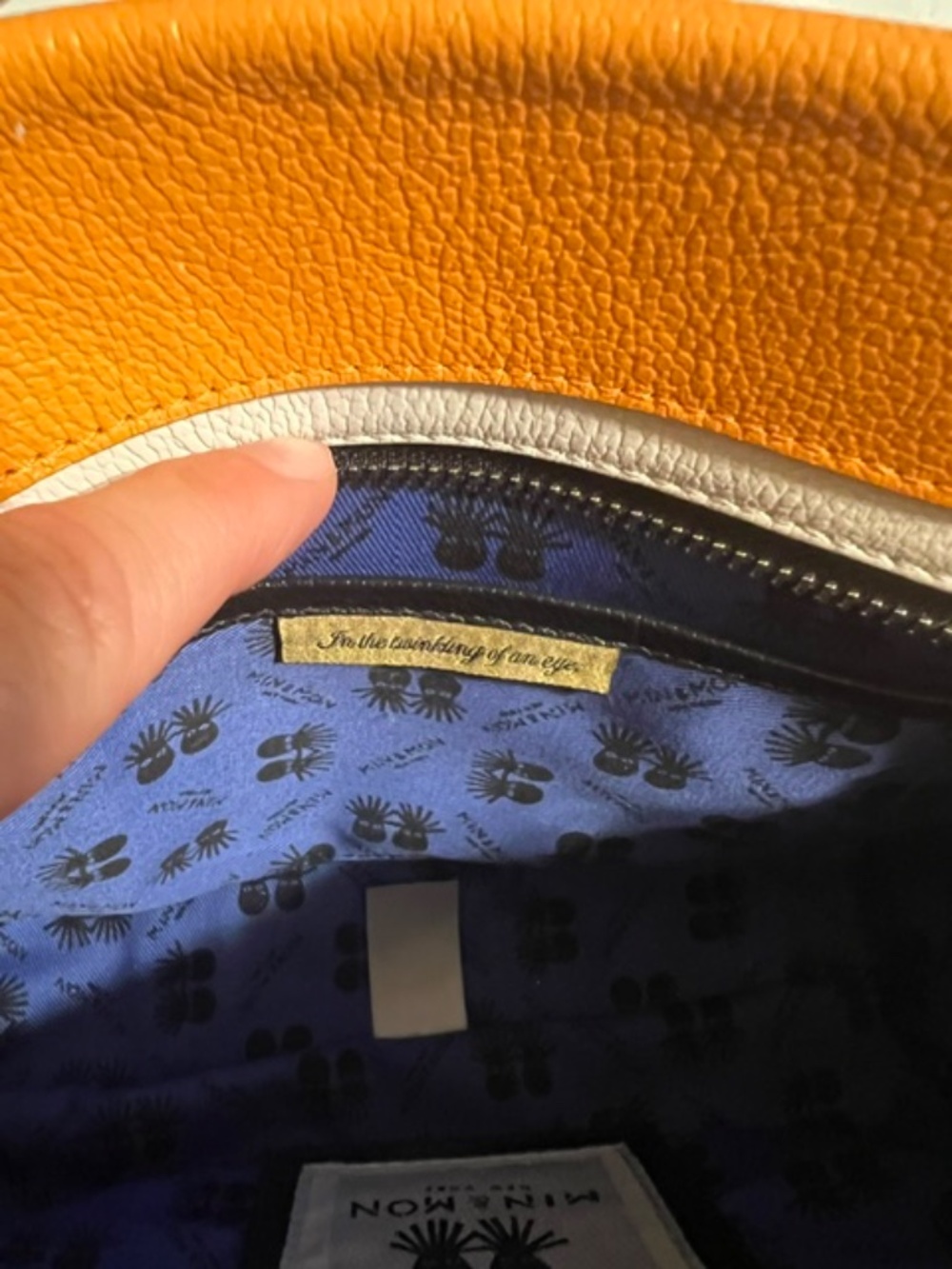 Min & Mon Vali All Over Eyes Crossbody Handbag with Adjustable Handle - Picture 4 of 4